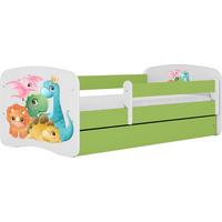 KINDERBETT Emily mit Schublade und Matratze, Grün 70x140 cm - Multicolor, Holzwerkstoff (140/70cm) - WFL GROUP
