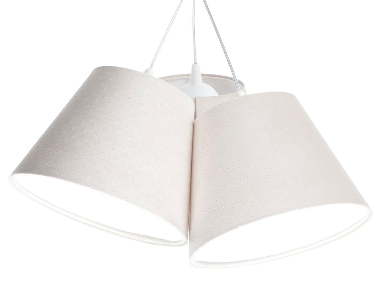 HÄNGELEUCHTE Weiß 26/19 cm - Beige, Kunststoff (26/0.8/19cm) - ONZENO