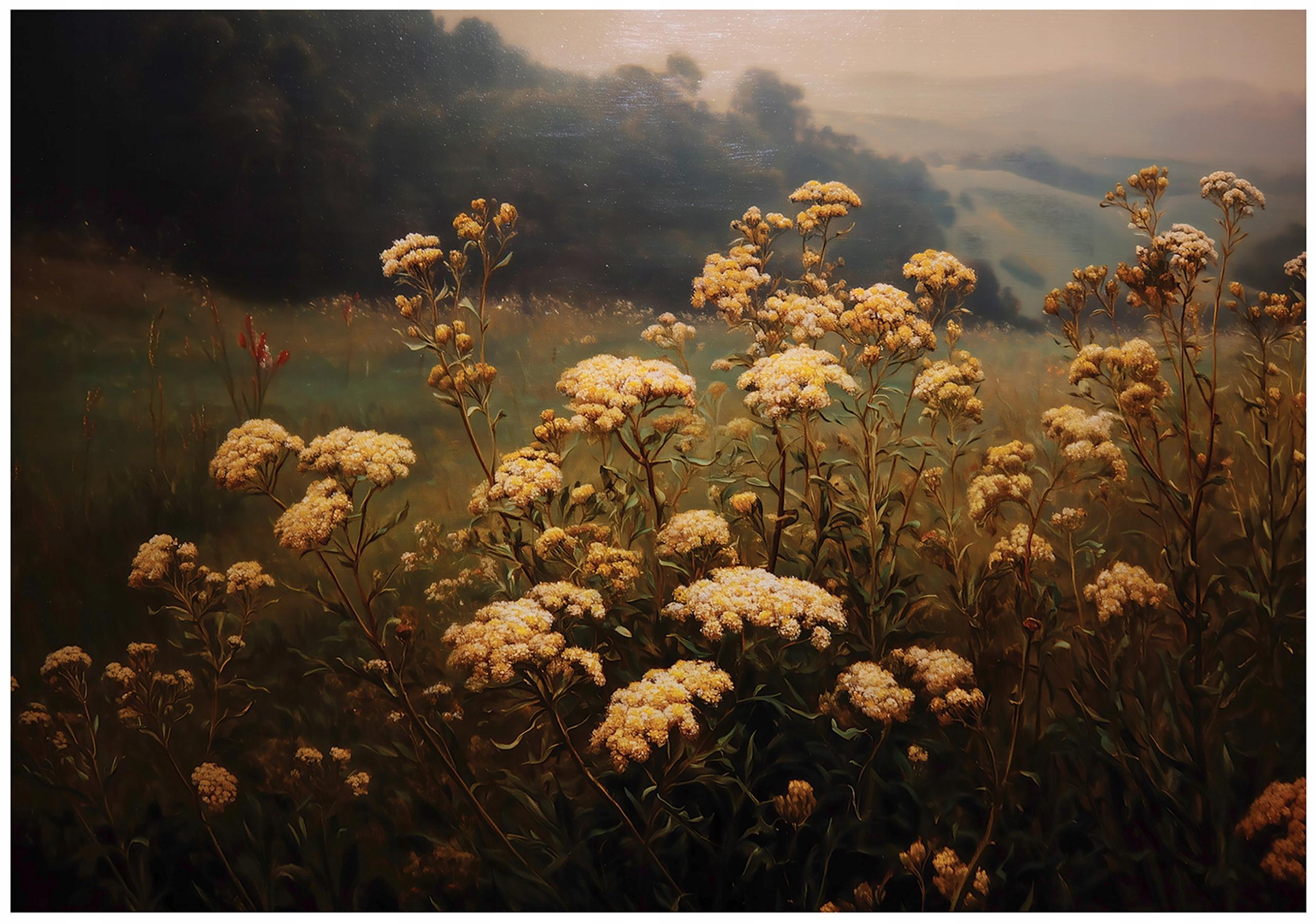 FOTOTAPETE Blumen Natur Braun 250x175 cm - Multicolor, Papier (250/175cm) - Wallarena