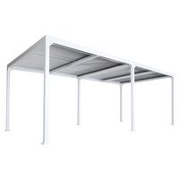 ALU PERGOLA Weiß - Weiß, Metall (590/224/306cm) - MCW