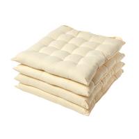 STUHLKISSEN 4er-Set creme 40/40/6,5 cm - Creme, Textil (40/40/6.5cm) - Homescapes