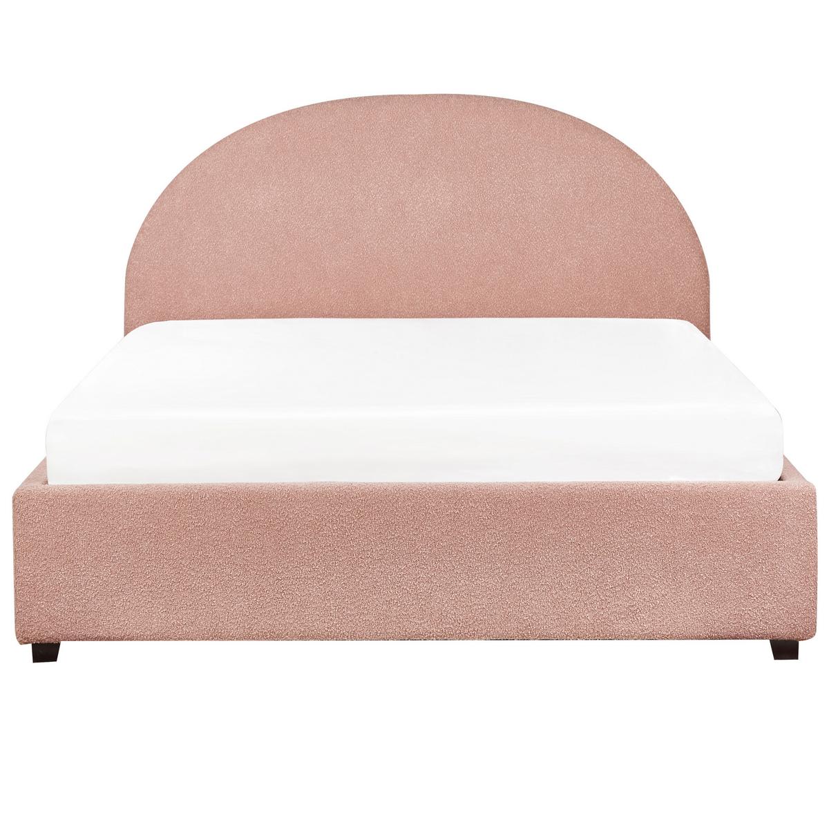 BETT mit Stauraum 140x200 cm Rosa Vaucluse - Pink, Textil (140/200cm) - Beliani