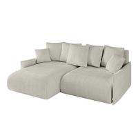 ECKSOFA Ottomane links ONESK-L -v1 216x177x72 Creme Cord - Ecru/Creme, Holzwerkstoff/Kunststoff (216/177cm) - ALTDECOR