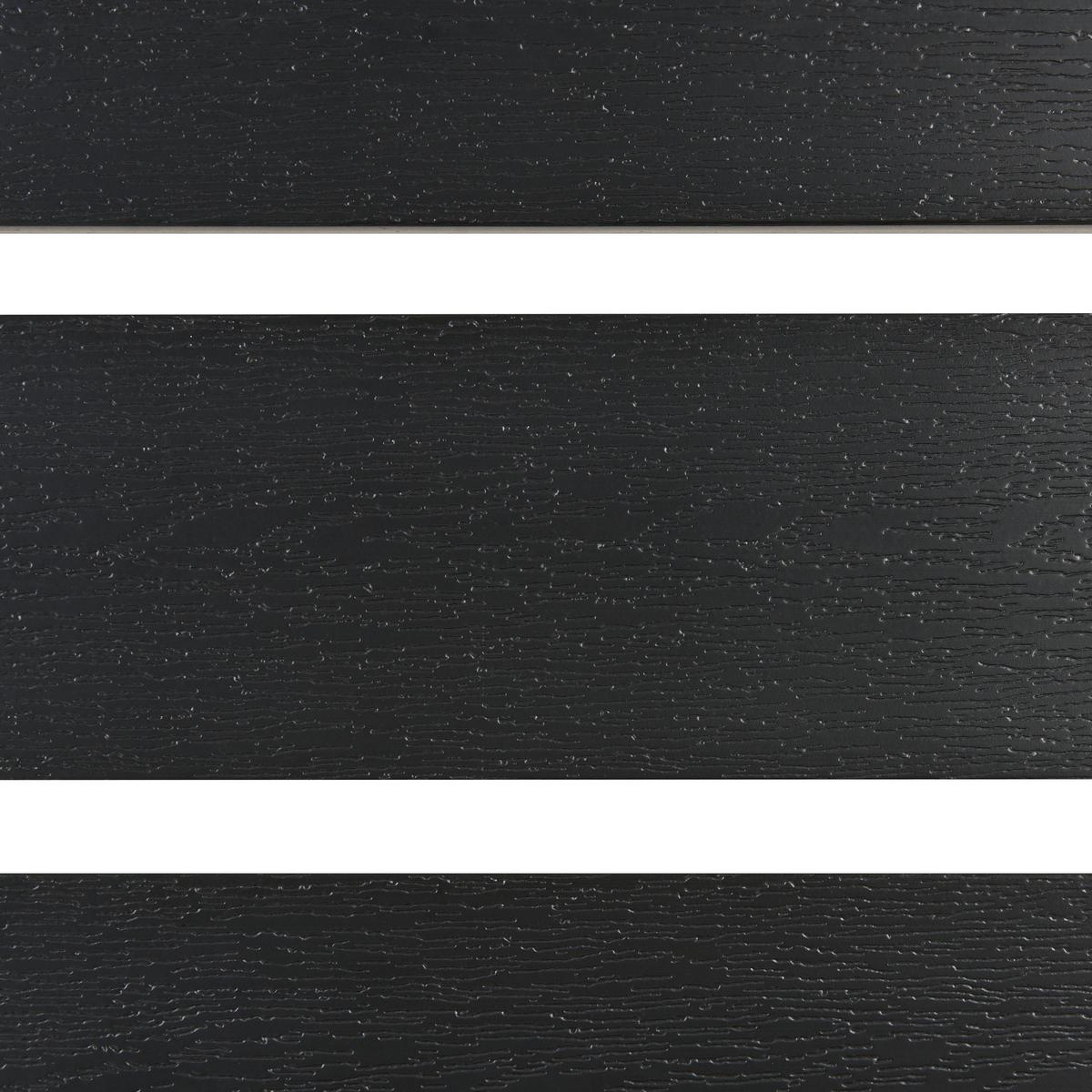 GARTENTISCH Aluminium schwarz 180/90 cm Vernio - Schwarz, Holz (180/90/76cm) - Beliani