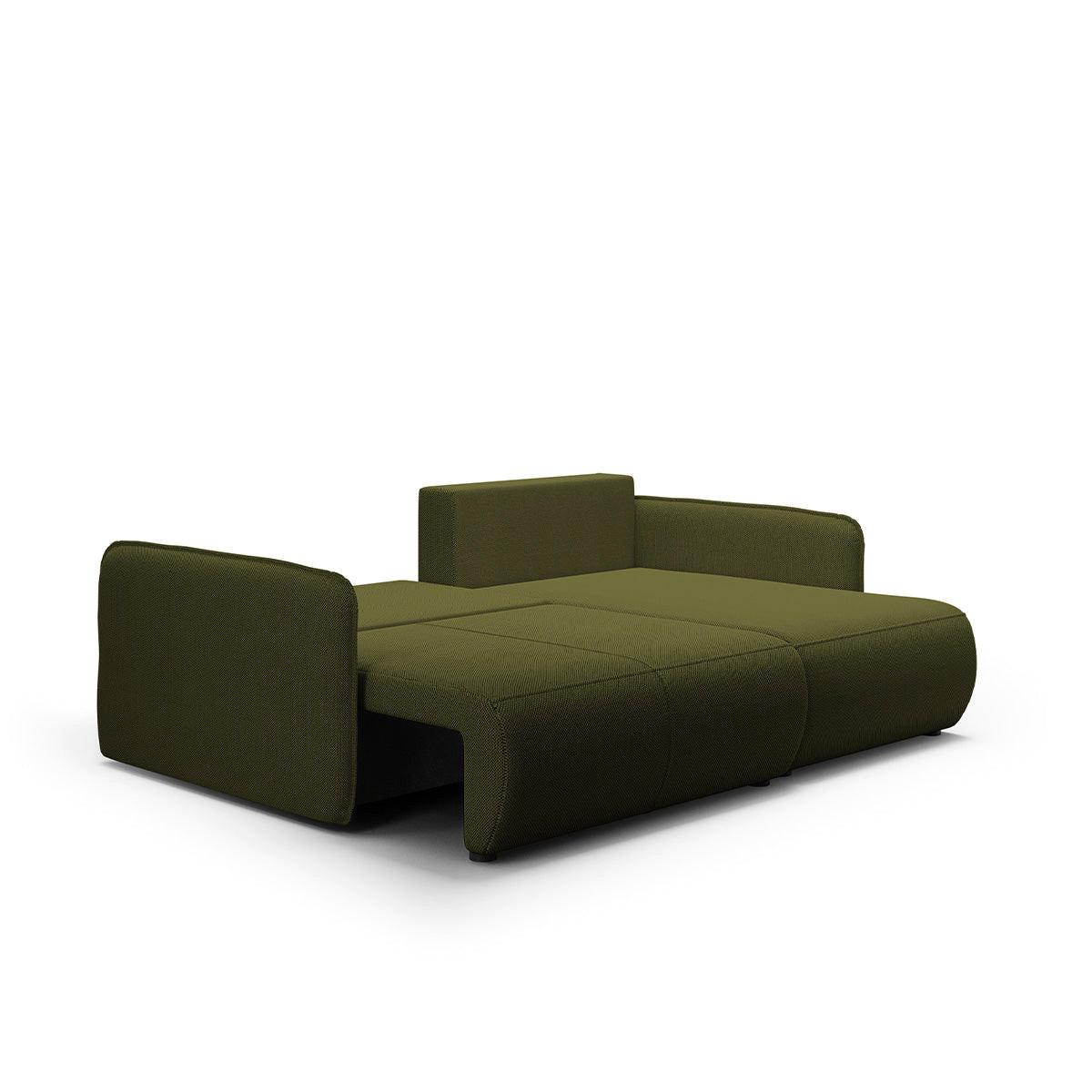 ECKSOFA Claudio 3 Sitzplätze Grün - Grün, Holz (207/148cm) - Petits-meubles