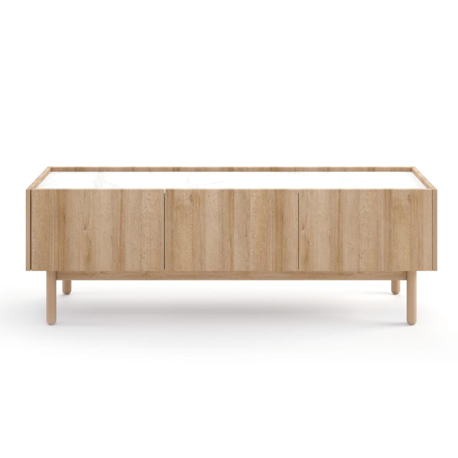 TV-ELEMENT RIVIERA 144 - Eichefarben, Holzwerkstoff (144/48/37cm) - Lookway