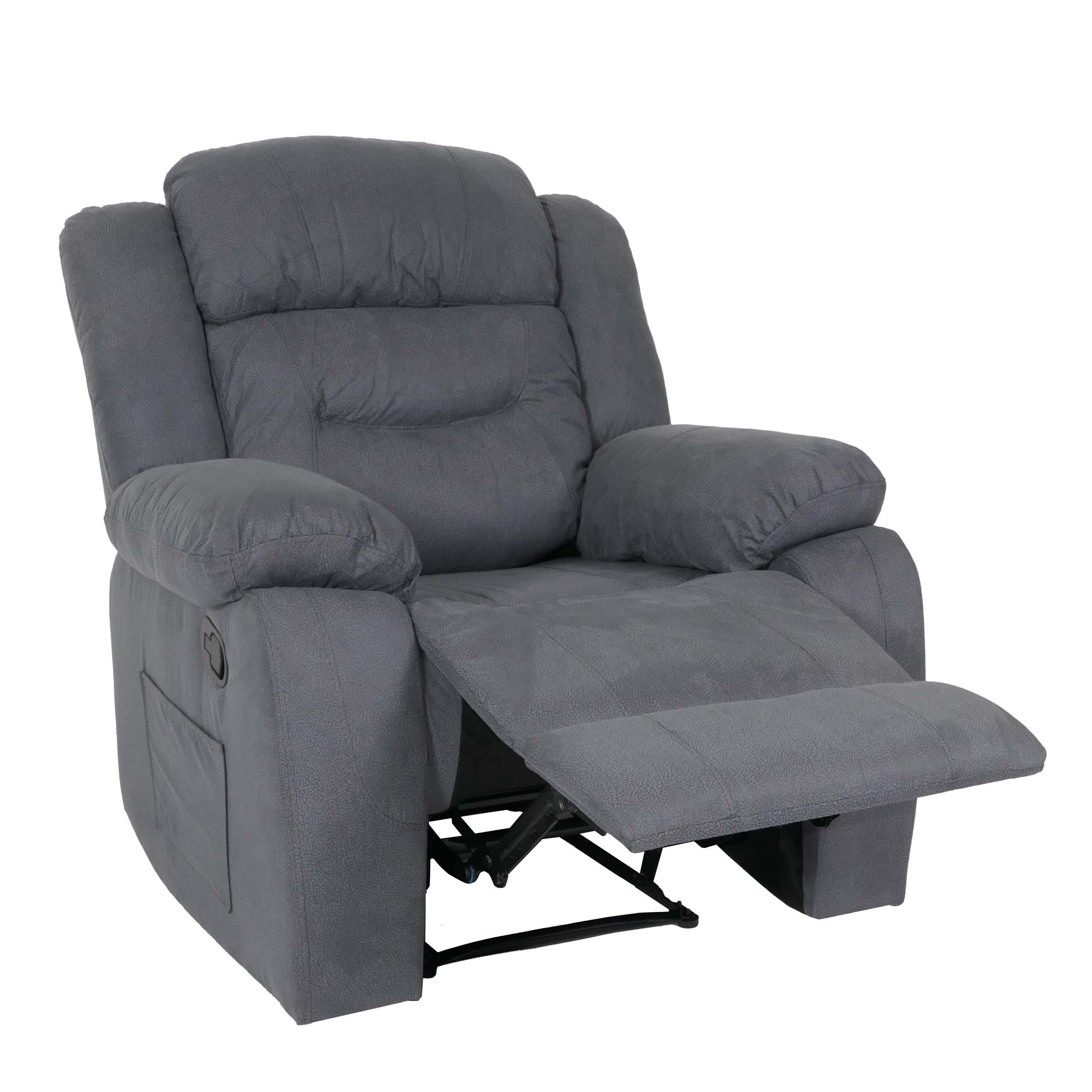 FERNSEHSESSEL XXL Grau - Grau, Textil (95/103/88cm) - MCW
