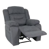 FERNSEHSESSEL XXL Grau - Grau, Textil (95/103/88cm) - MCW