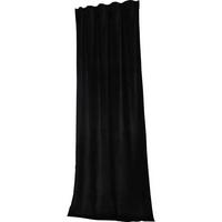 VORHANG MILANO HxB 235x135 cm Schwarz - Schwarz, Textil (135/235cm) - Gardinenbox