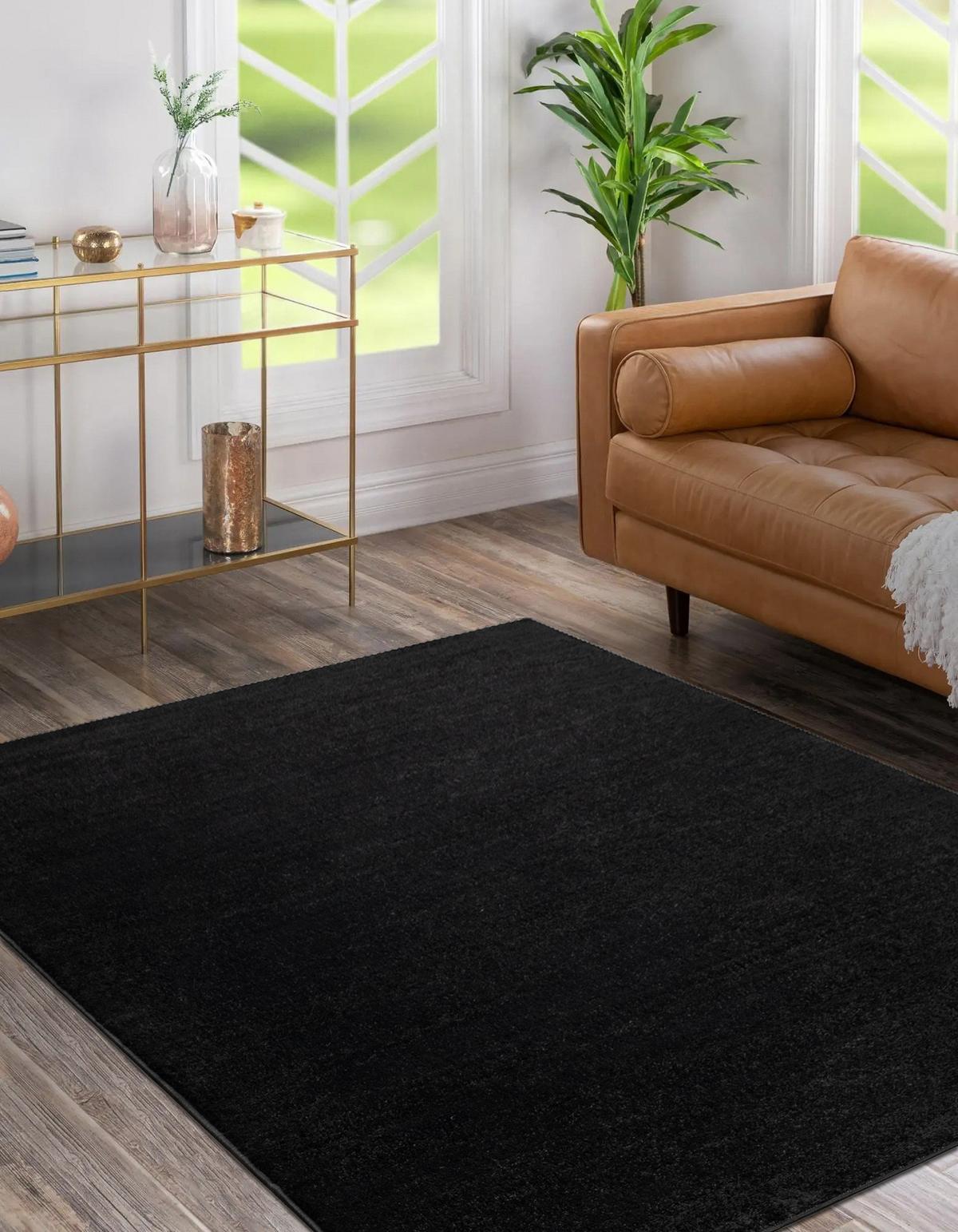 TEPPICH Softy 140/190 cm - Schwarz, Textil (140/190cm) - rugsX