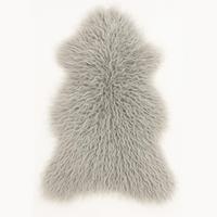 SCHAFFELL Island Lammfell lockig ca. 110 cm Naturfarben - Taupe, Fell (60/110cm) - Provellus