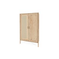 KLEIDERSCHRANK INA Wildeiche - Eiche Bianco, Holz (108/175/60cm) - byoak