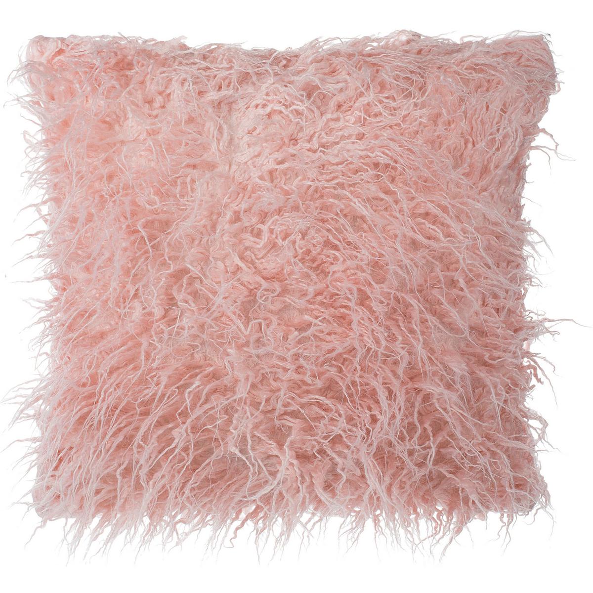 DEKOKISSEN 2er-Set Rosa 45/45 cm Daisy - Pink, Textil (45/45cm) - Beliani