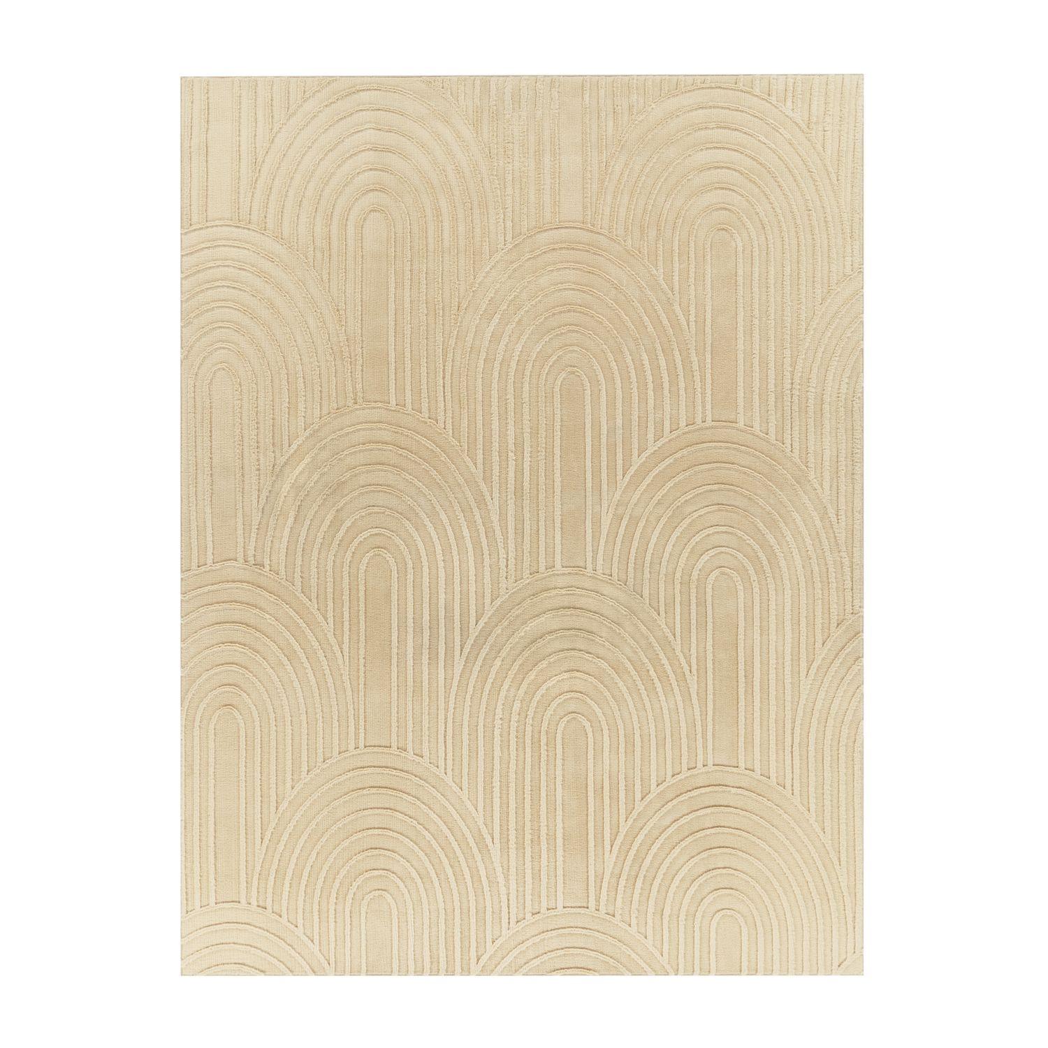 FLACHWEBETEPPICH Boho Beige 120 x 160 cm - Beige, Kunststoff (120/160cm) - TT Home