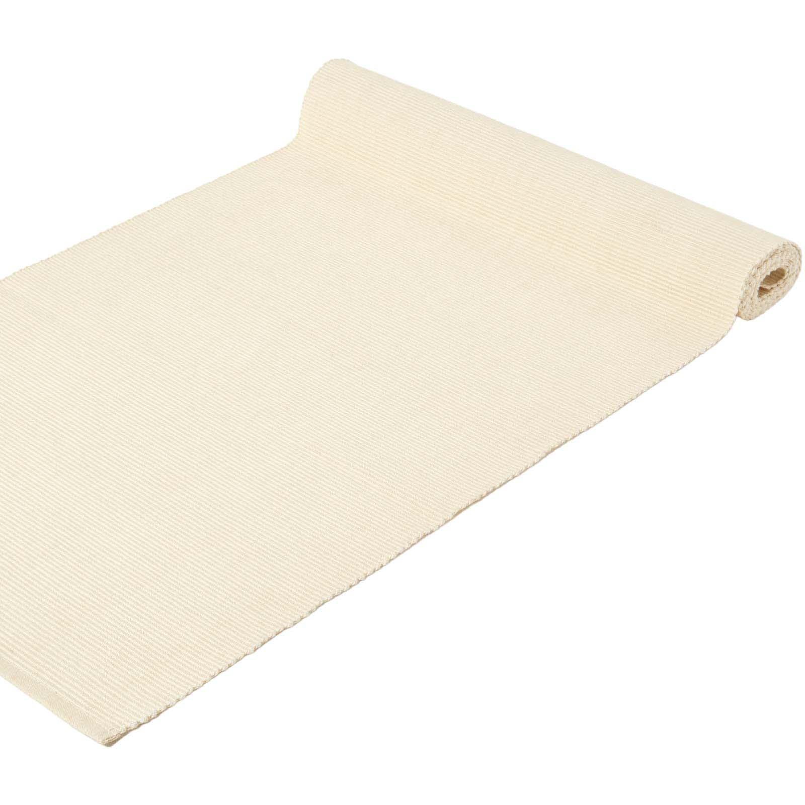 TISCHLÄUFER creme 44/178 cm, 100% Baumwolle - Creme, Textil (44/178cm) - Homescapes