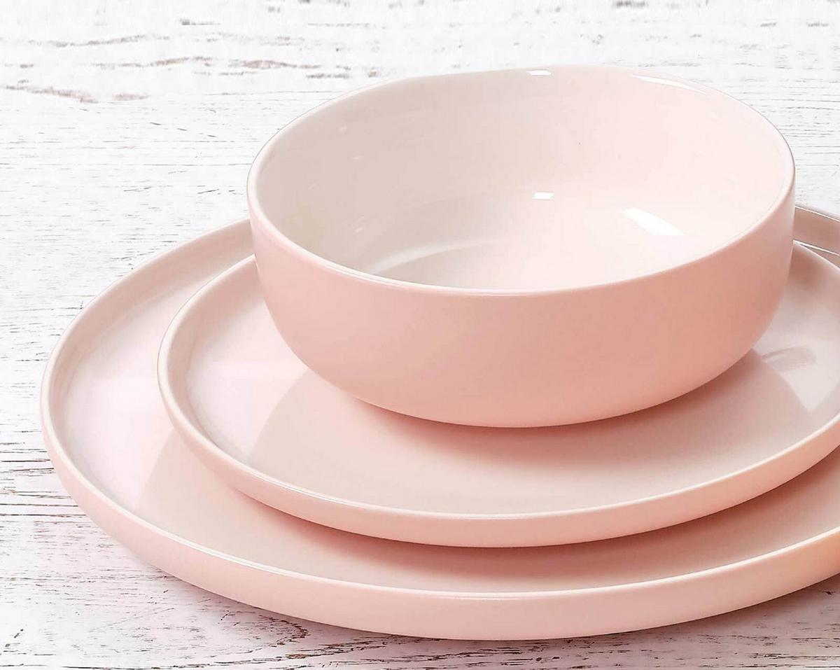 EIERTELLER Jasper rosa ø 12 cm 6er Set - Rosa, Keramik (12/2.5/12cm) - Ritzenhoff Breker