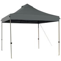 POP-UP-UBERDACHUNGSZELT Grau - Grau, Textil (300/335/300cm) - COSTWAY