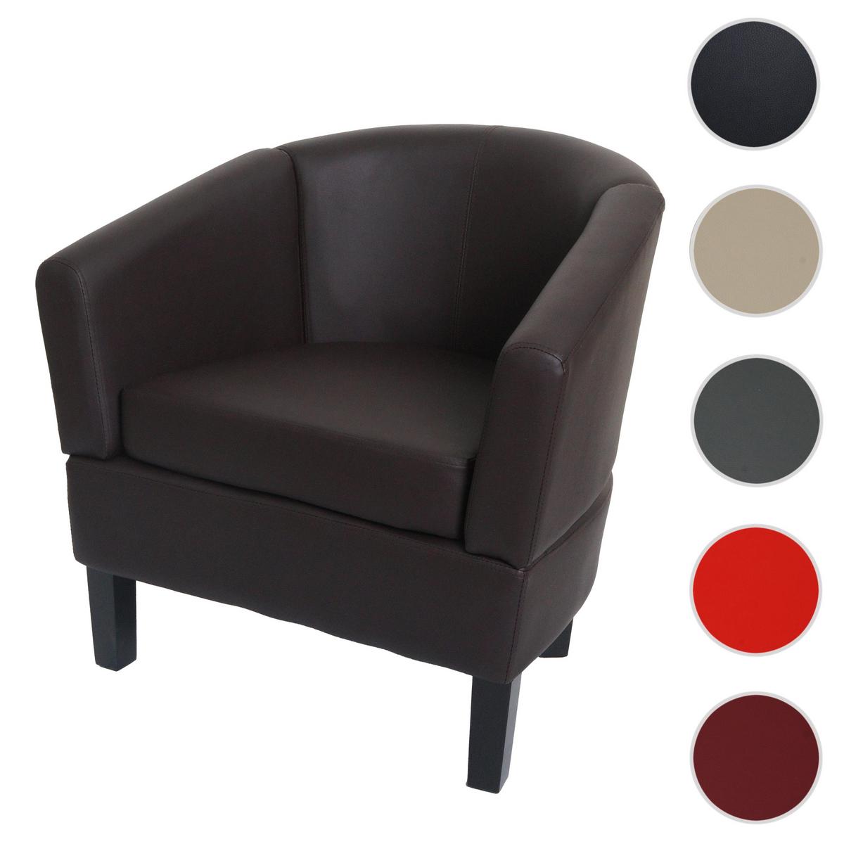 LOUNGE-SESSEL Braun - Braun, Textil (72/72/60cm) - MCW