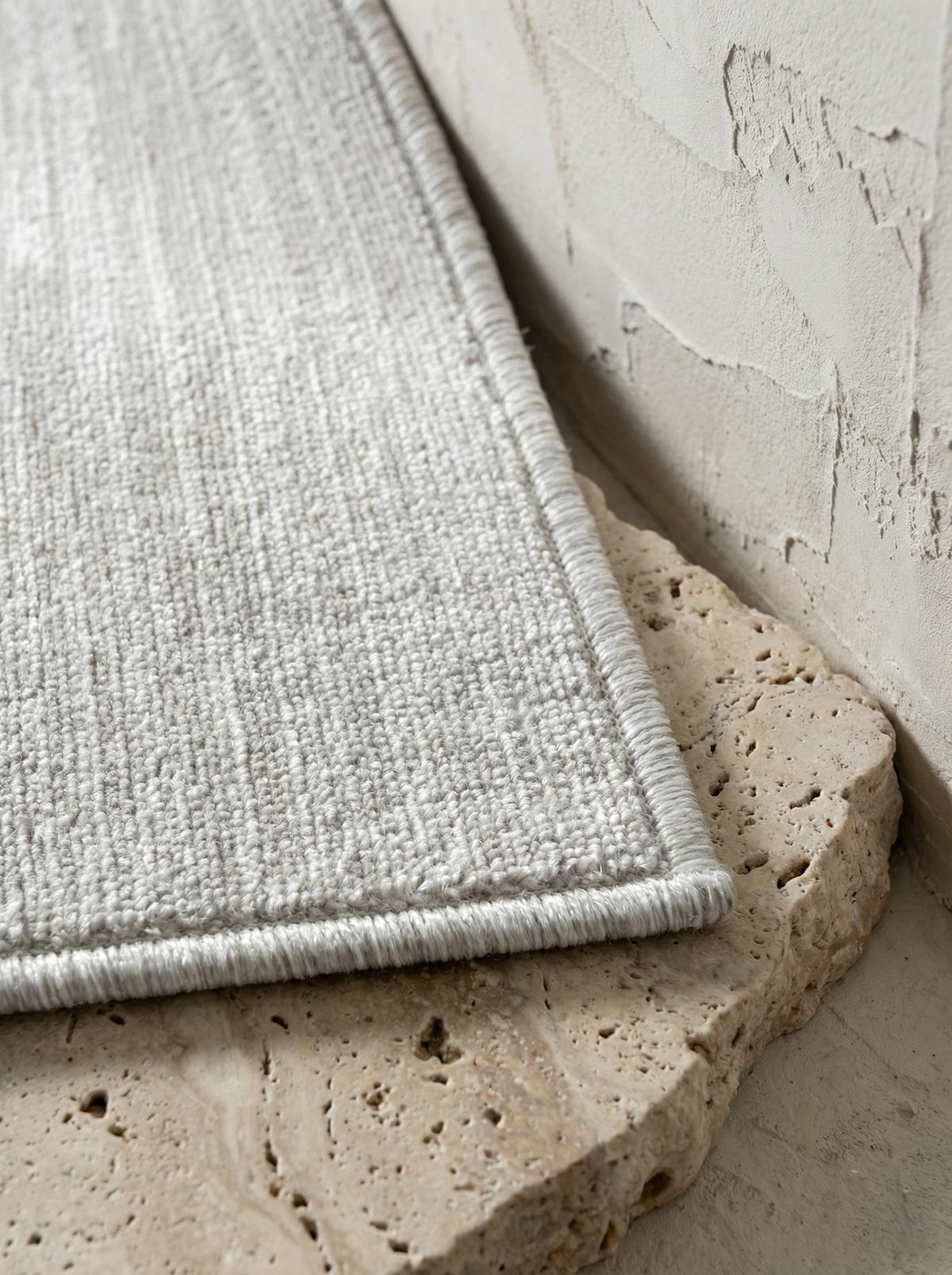 KURZFLORTEPPICH AMMER, einfarbig, Creme, 280 x 370 cm - Beige, Textil (370/280cm) - KADIMA DESIGN
