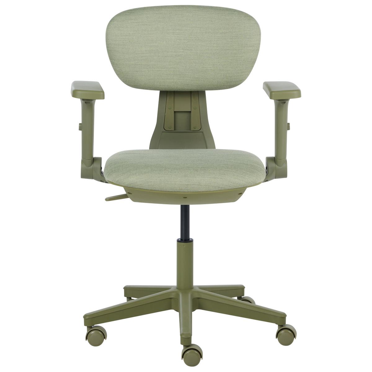 BÜROSTUHL Stoff Grün Core - Grün, Textil (68/88/68cm) - Beliani