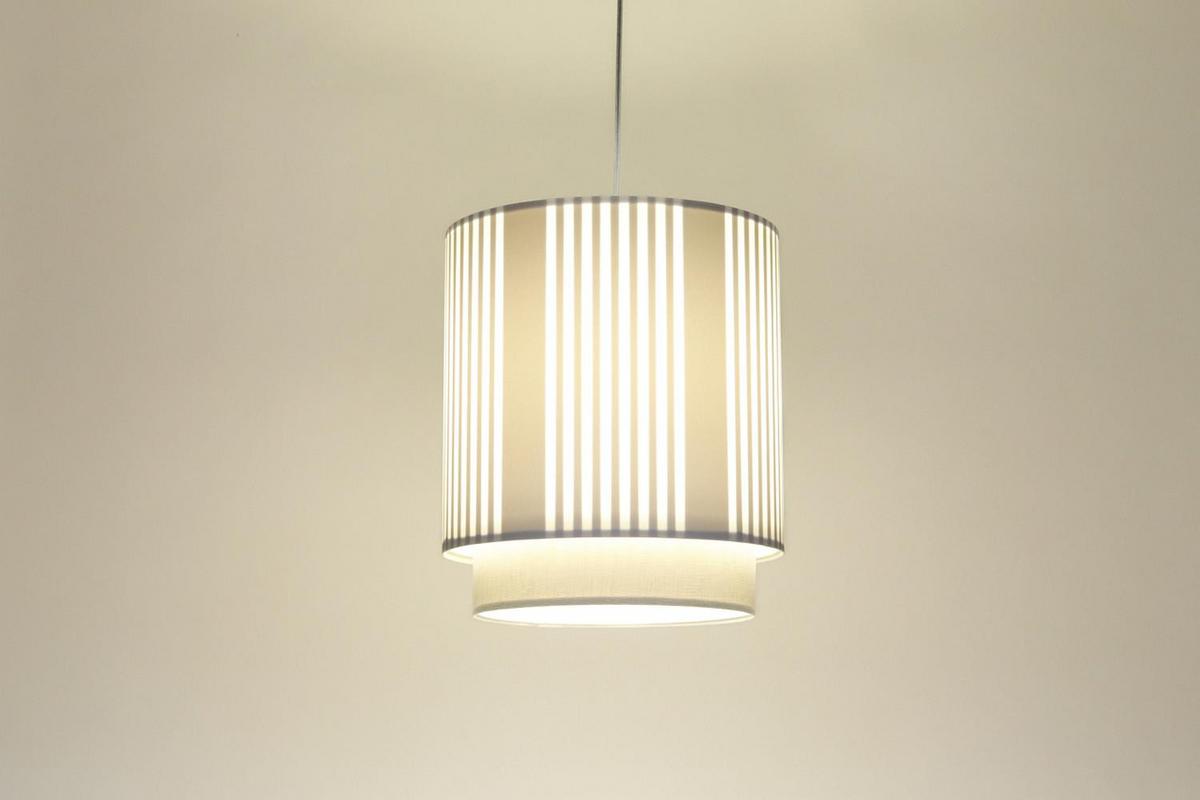 HÄNGELEUCHTE Weiß 30/105 cm - Weiß, Kunststoff (35/0.6/105cm) - ONZENO