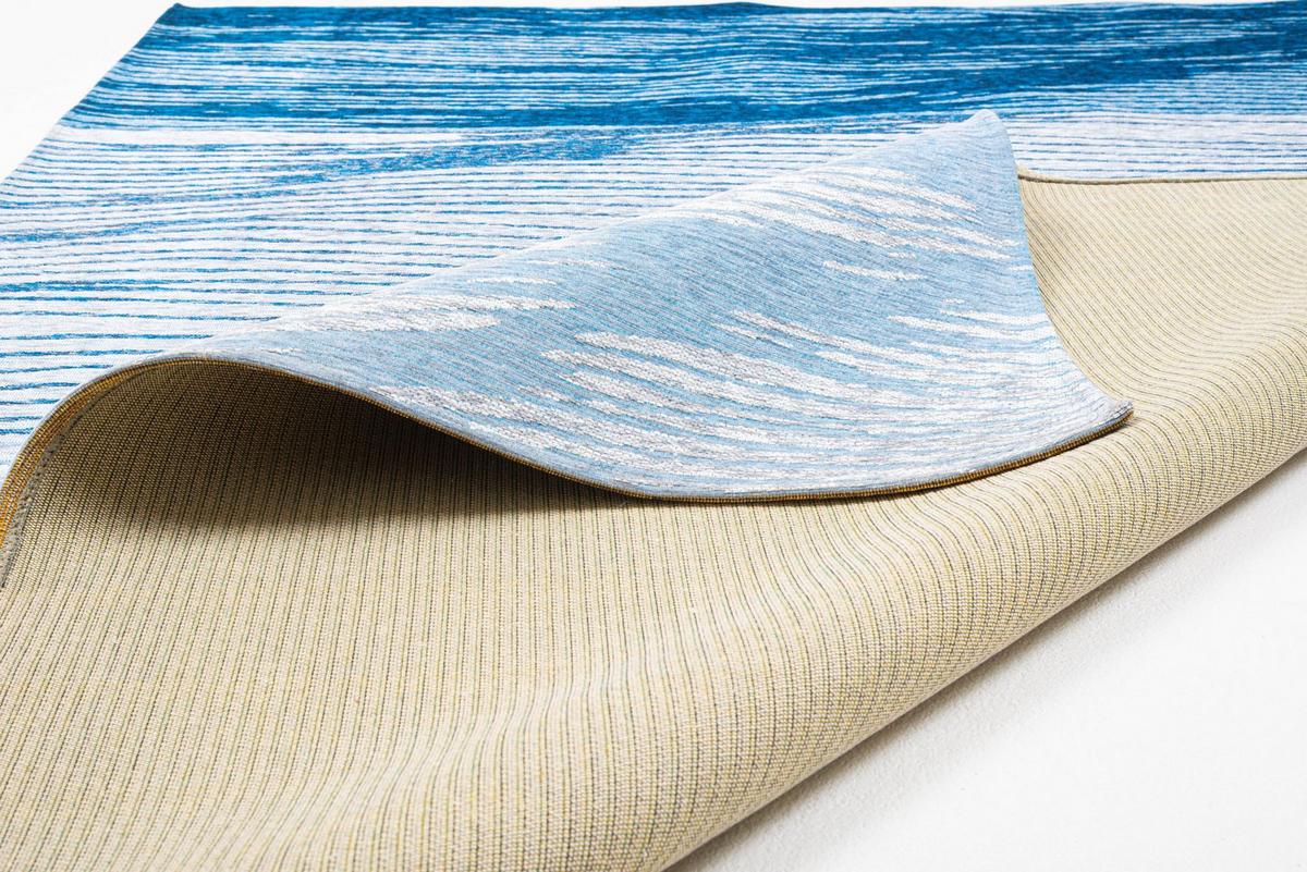 FLACHWEBTEPPICH Keitum 160x230 cm - Blau, Textil (160/160cm) - Sansibar SYLT