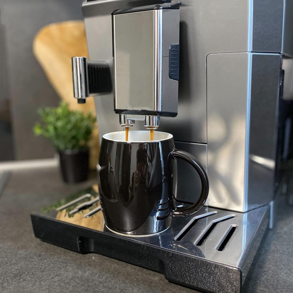 KAFFEETASSE TEETASSE (2er-Set) - Schwarz, Keramik (9/10.5/12.5cm) - Intirilife
