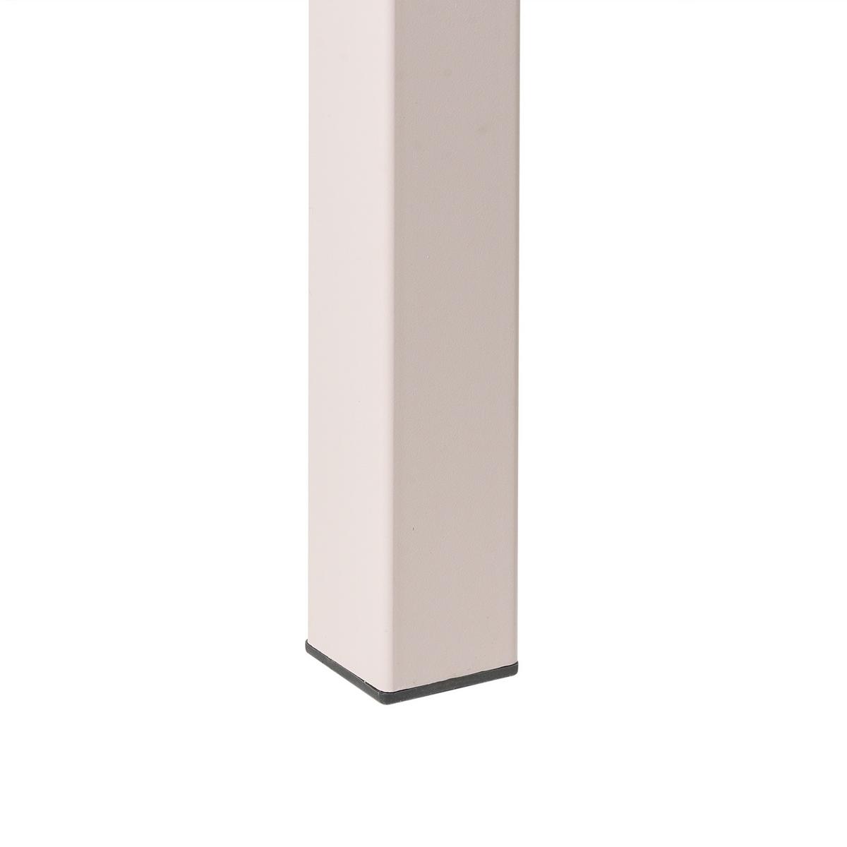 GARTENTISCH 154/84 cm Beige Bartica - Beige, Kunststoff (154/84/76cm) - Beliani