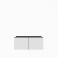 LOWBOARD MIVO 100/41/40 cm, Hängender TV-Schrank Anthrazit / Weiß - Anthrazit/Weiß, Holzwerkstoff (100/41/40cm) - MASSENO
