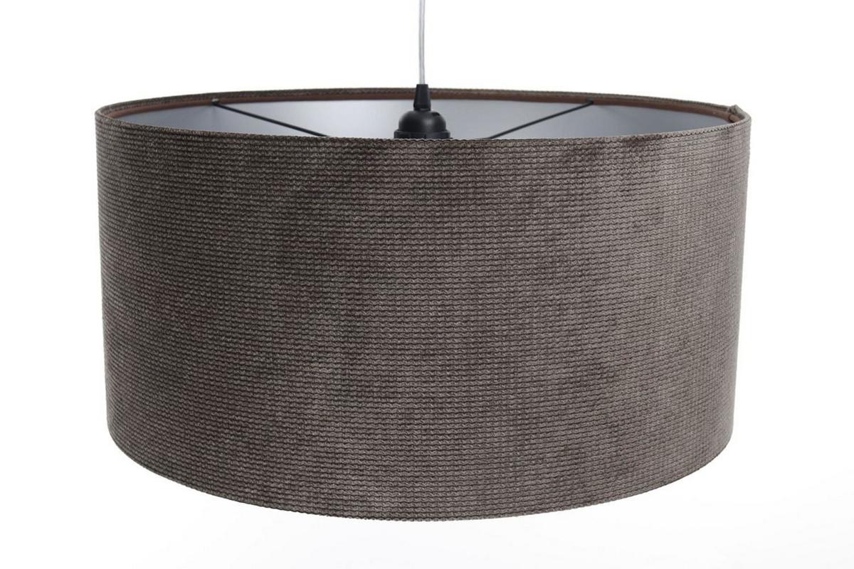 HÄNGELEUCHTE Silber 40/20 cm - Silberfarben/Braun, Kunststoff (40/0.4/20cm) - ONZENO