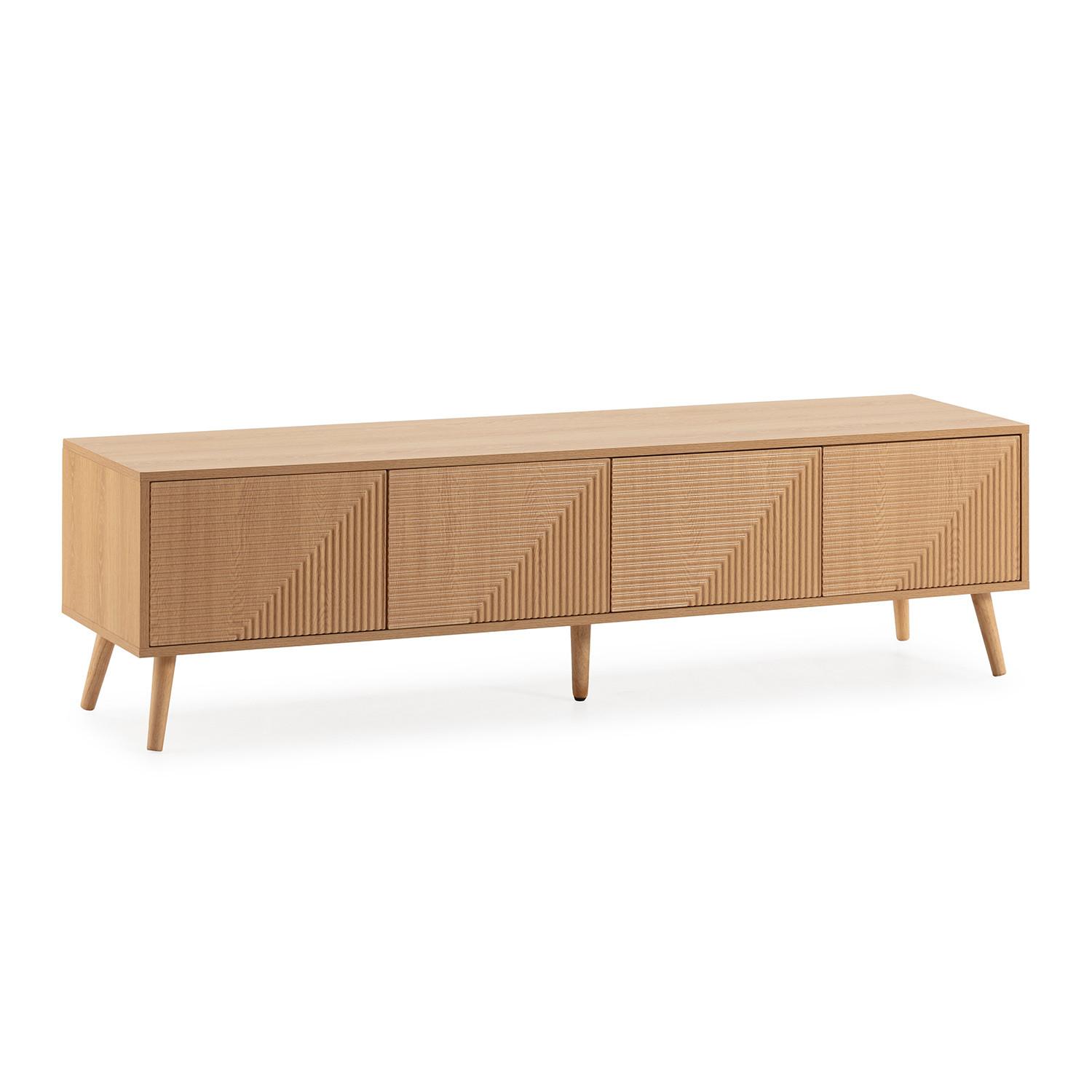 TV-ELEMENT Telmo 4 türen Eichenfarbe 160 cm - Honigeiche, Holzwerkstoff (160/45/40cm) - VS Venta-stock