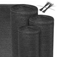 SICHTSCHUTZZAUN SolVision SG80 100/5000 cm Anthrazit - Anthrazit, Kunststoff (5000/100cm) - Sol Royal
