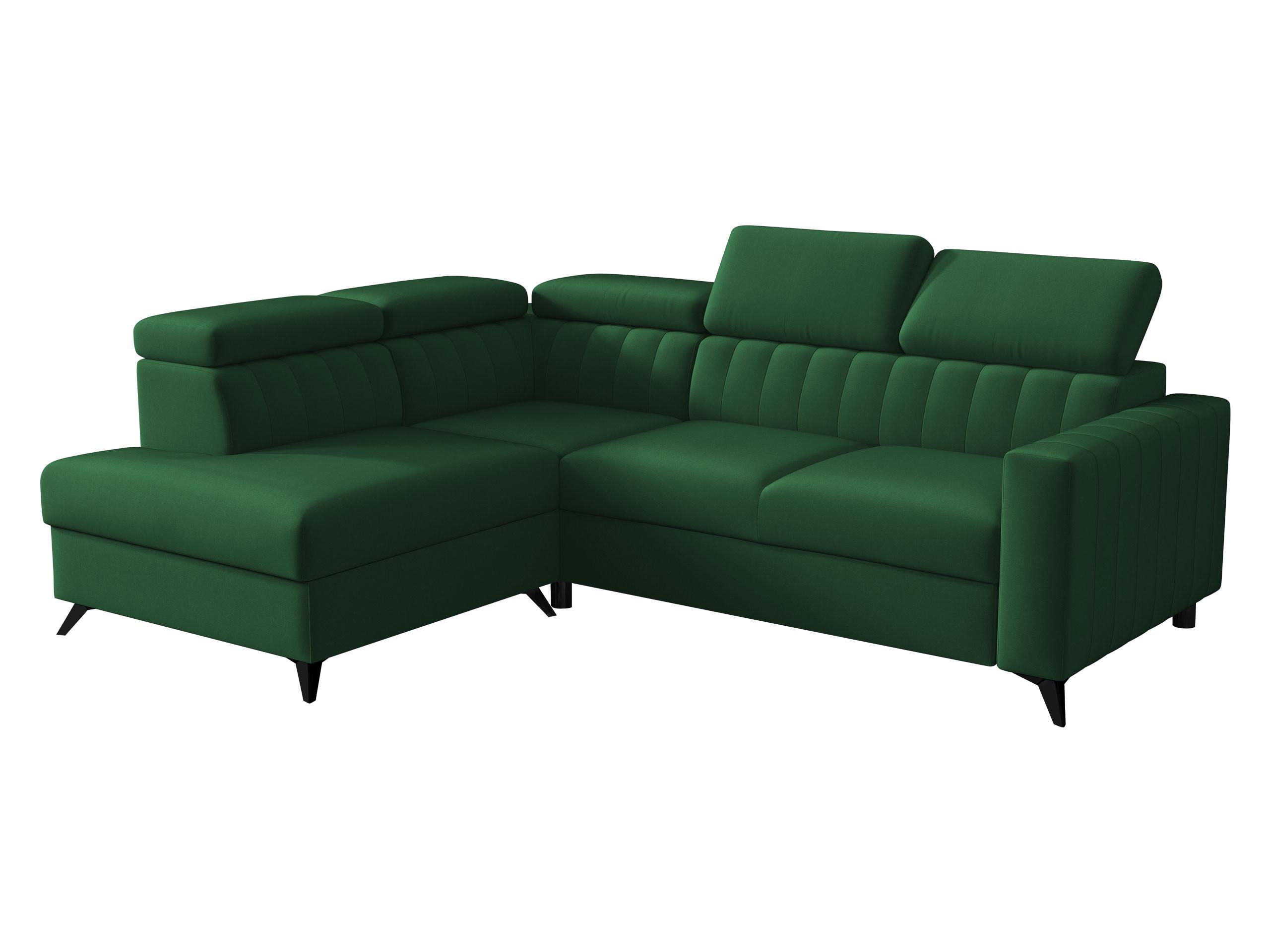 ECKSOFA Milano 2RRLXP, Seite: Links LXP+R+2R - Grün, Holz/Textil (249/195cm) - MIRJAN24