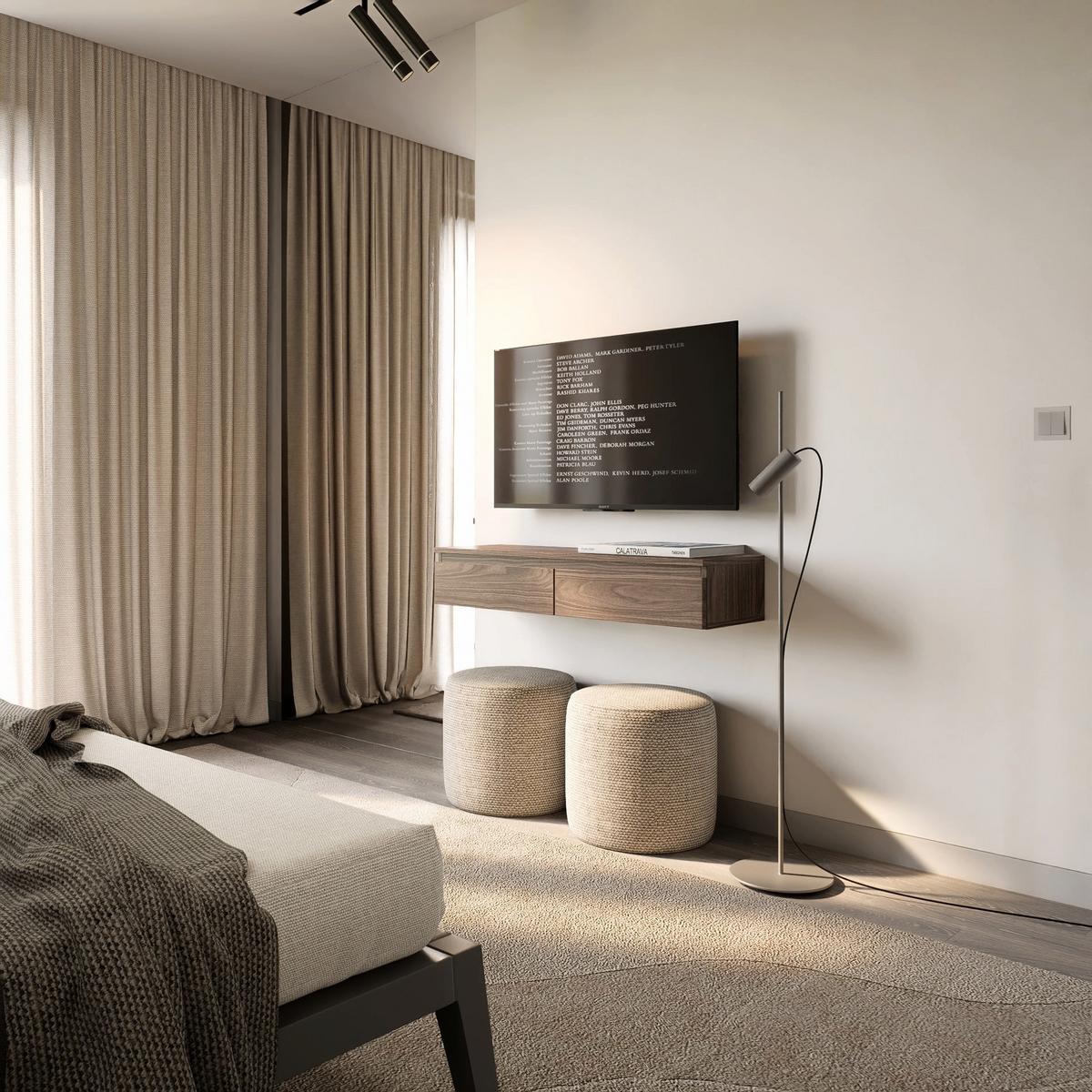 TV-LOWBOARD Bemmi Slim 2-türig, Holzoptik Walnuss Wisconsin, 100 cm - Dunkelbraun, Holzwerkstoff (100/18.2/31.6cm) - Selsey