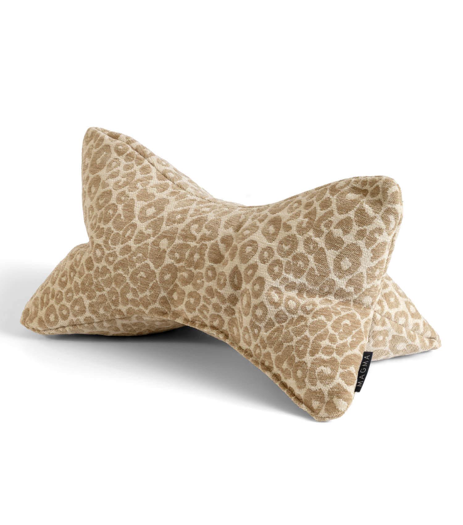 NACKENKISSEN Leseknochen Nook - Beige, Textil (42/22cm) - Mokebo