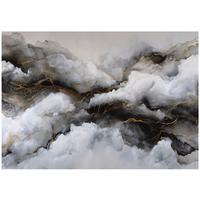 FOTOTAPETE Marmor Abstrakt Grau 150x105 cm - Multicolor, Papier (150/105cm) - Wallarena