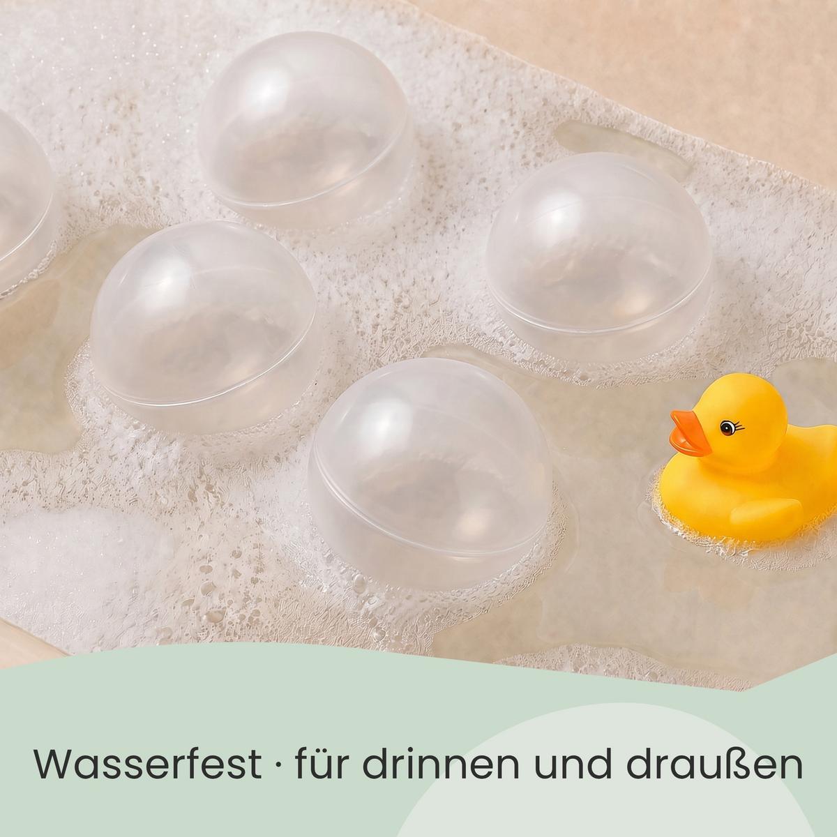 BÄLLEBAD-BÄLLE 50 Stück, Transparent, 5.5 cm - Multicolor, Kunststoff (5.5/5.5/5.5cm) - Littletom