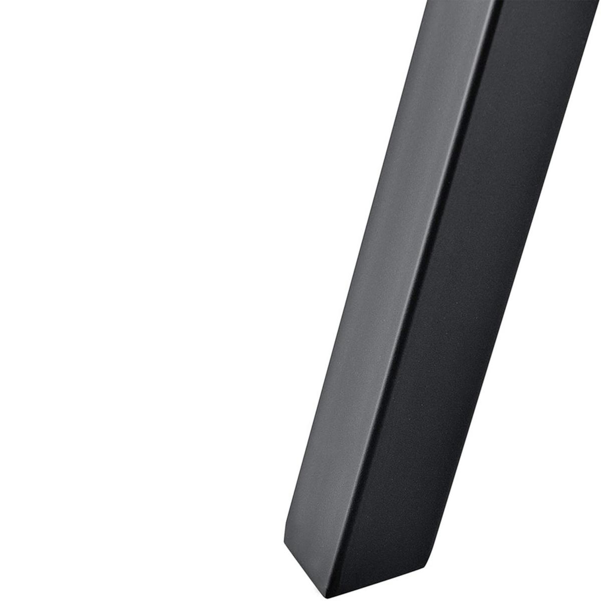 TISCHGESTELL-SET 2 TLG. Mariager - Schwarz, Metall (38/40/3cm) - [en.casa]