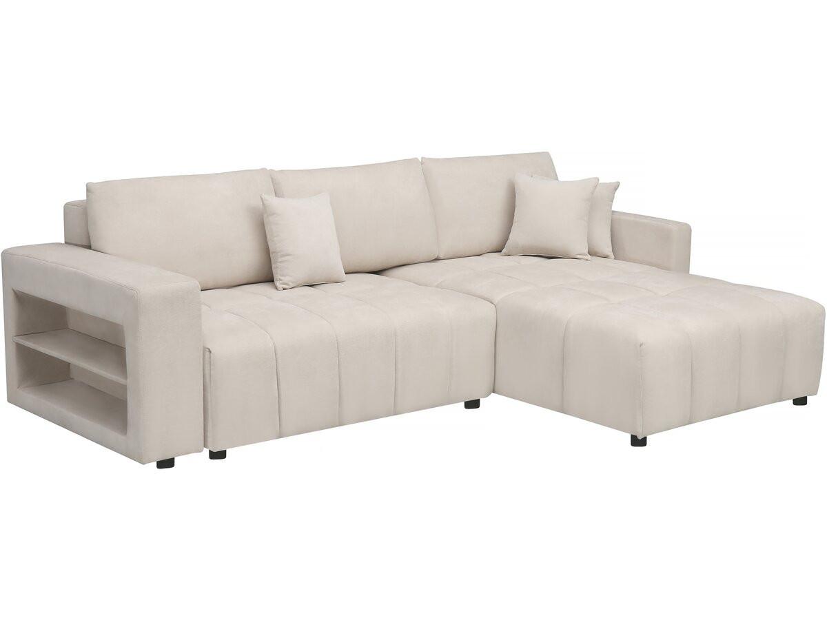 ECKSOFA trocadero beige - Creme, Textil (178/264cm) - Habitat Garten