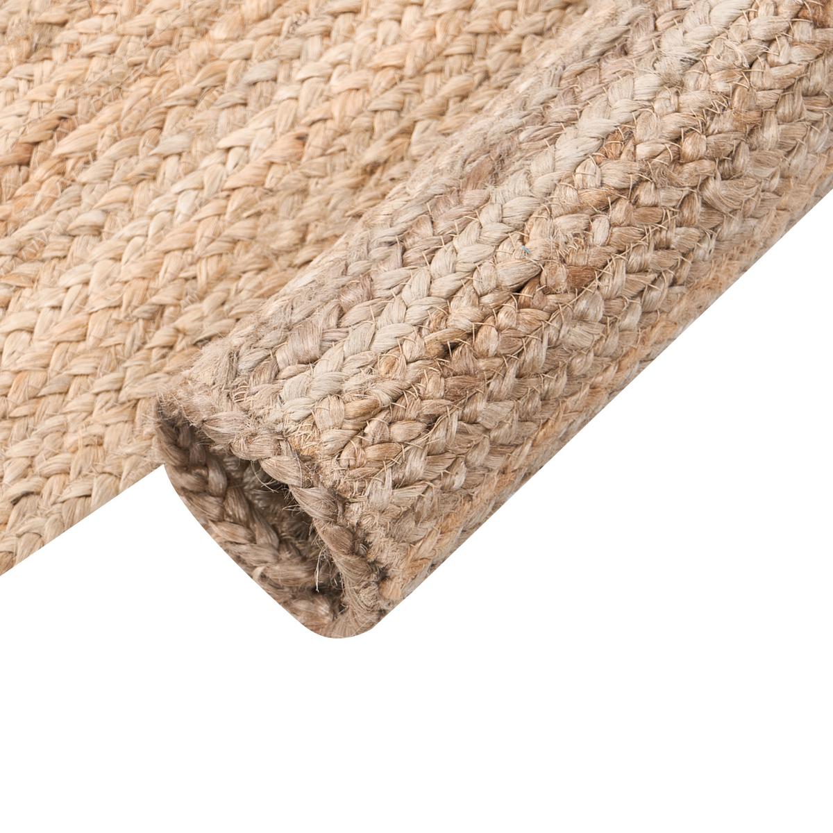 TEPPICH Beige 160/230 cm Jute Sangli - Beige, Textil (160/230cm) - Beliani