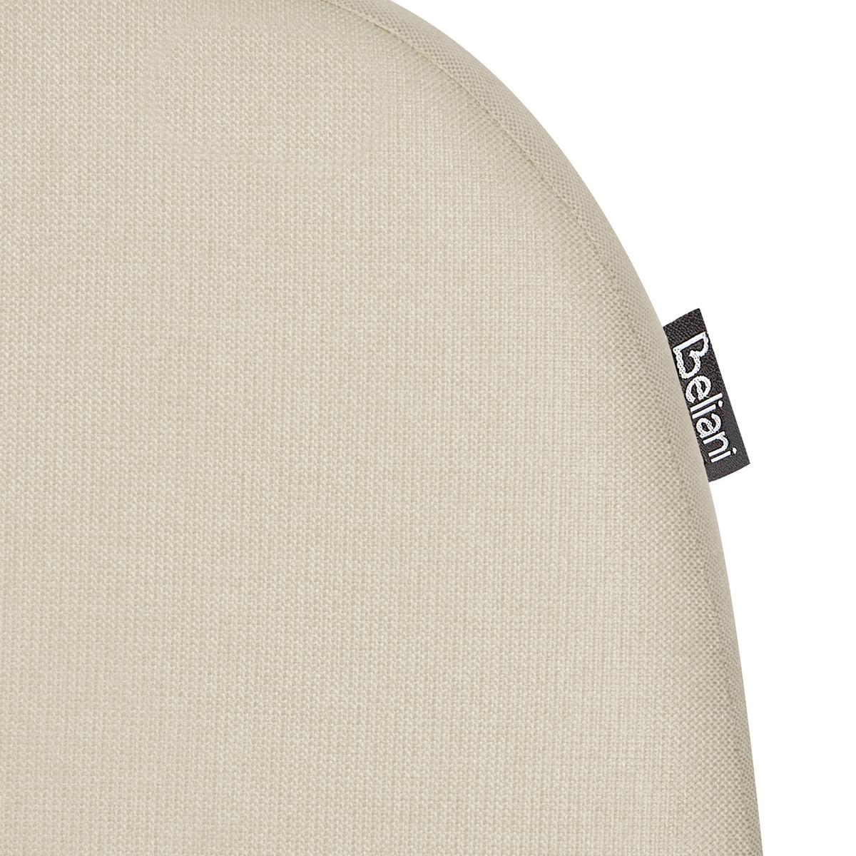 POLSTERBETT mit Lattenrost 160x200 cm Beige Roisel - Creme, Textil (160/200cm) - Beliani
