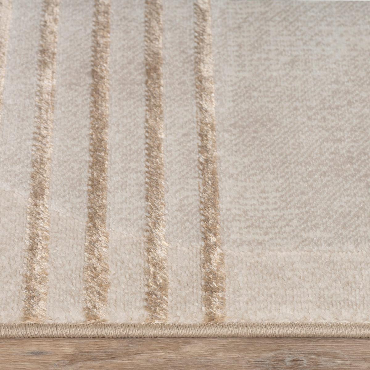KURZFLORTEPPICH, abstrakt, Florhöhe 11 mm, Beige, 80 x 150 cm - Beige, Textil (150/80cm) - KADIMA DESIGN