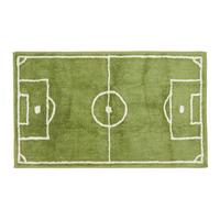 KINDERTEPPICH Fußballfeld, Baumwolle 60/100 cm - Grün, Textil (60/100cm) - Homescapes