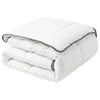 BETTDECKE Mikrofaser Mittelwarm 135/200 cm Howerla - Weiß, Textil (200/135cm) - Beliani