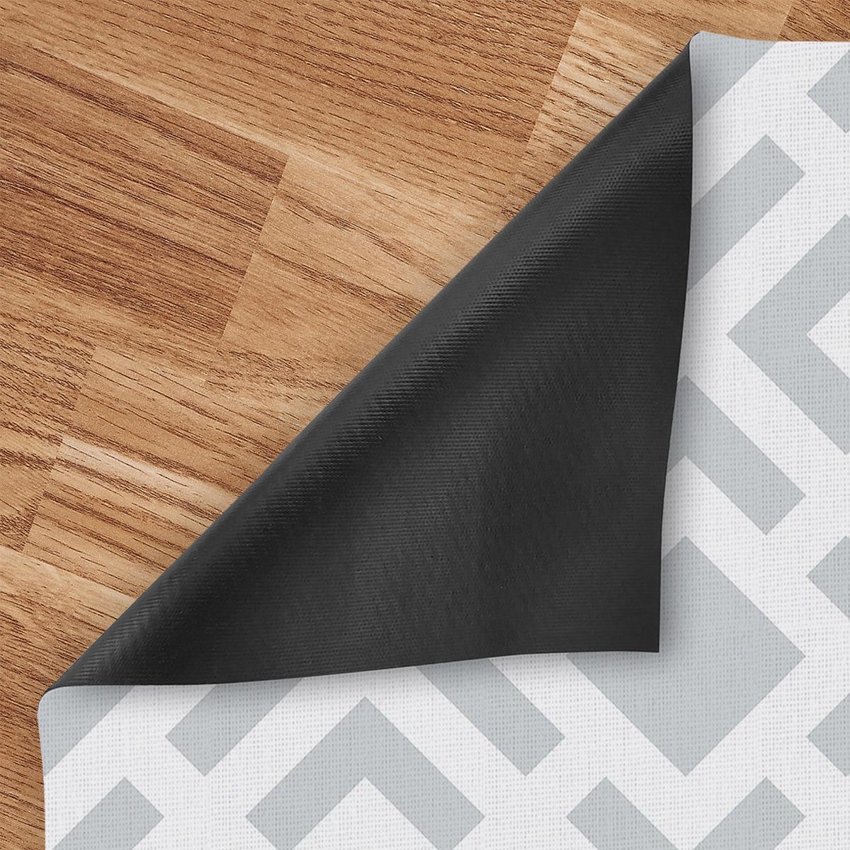 TEPPICH Premium en Vinyle Graue Linien 80x150 cm - Grau, Kunststoff (80/150cm) - STORESDECO