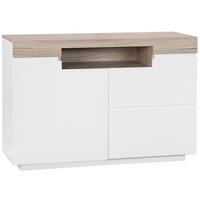 SCHRANK Sideboard Weiß Marlin - Weiß, Holzwerkstoff (110/75/40cm) - Beliani