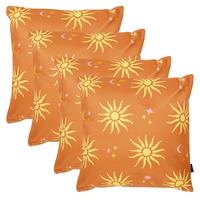 OUTDOORKISSEN 4er Set - Orange, Textil (43/43cm) - icon
