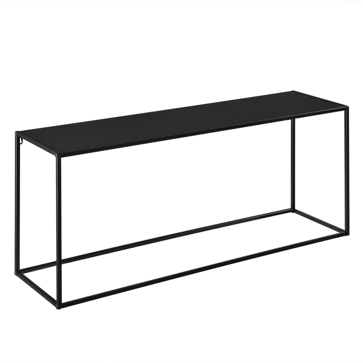 KONSOLENTISCH Alboraya - Schwarz, Metall (32/115/50cm) - [en.casa]