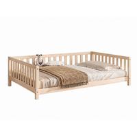 BODENBETT Kapua 140x200 umbaubar zum Tagesbett Kiefer Massivholz Natur - Kieferfarben, Holz (140/200cm) - 58aufmkessel