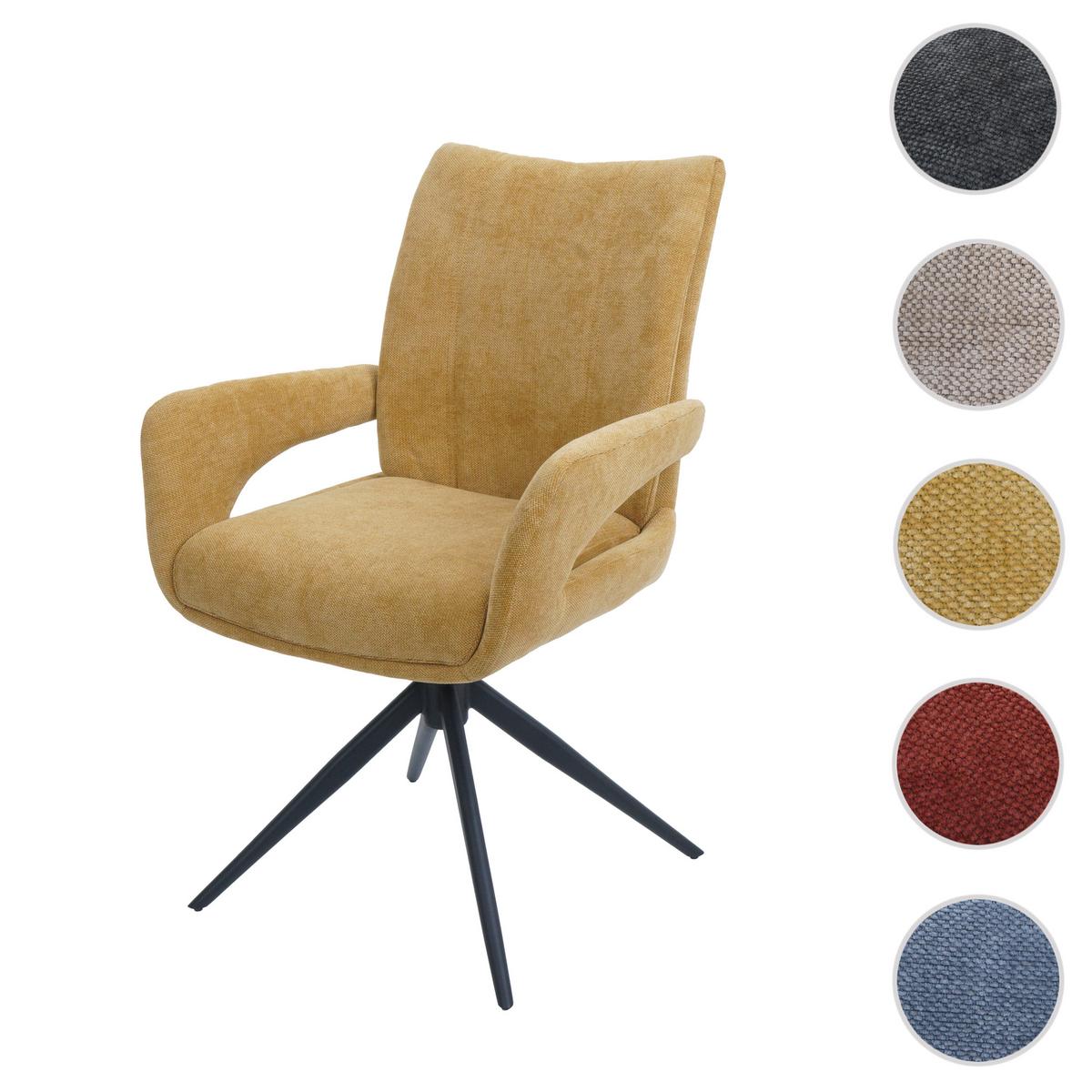 ESSZIMMERSTUHL Gelb - Currygelb/Gelb, Textil (60/90/60cm) - MCW